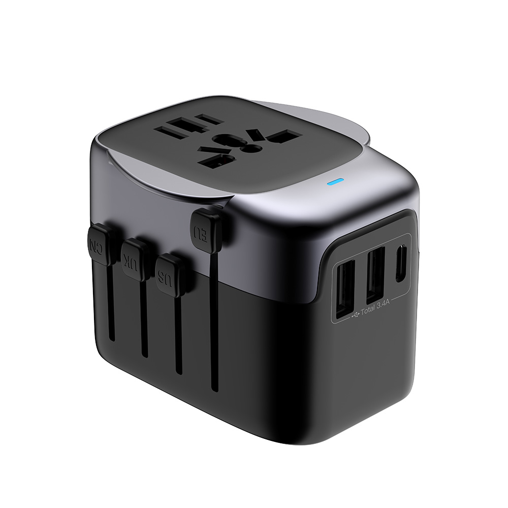 ユニバーサルトラベルアダプターUSB充電器 、ユニバーサル